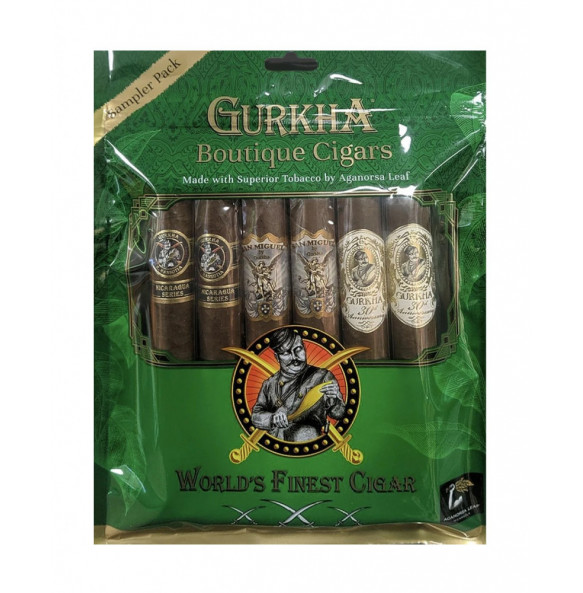 Gurkha Boutique Blends Aganorsa Toro Sampler - Nicaragua Freshpack 6ks
