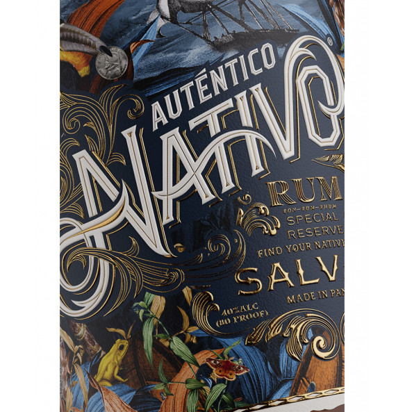 Autentico Nativo Salvaje Rum 40% 0,7l